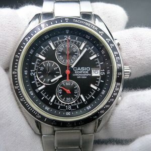 CASIO EDIFICE CHRONOGRAPH STAINLESS STEEL JAPAN (2328) EF-503