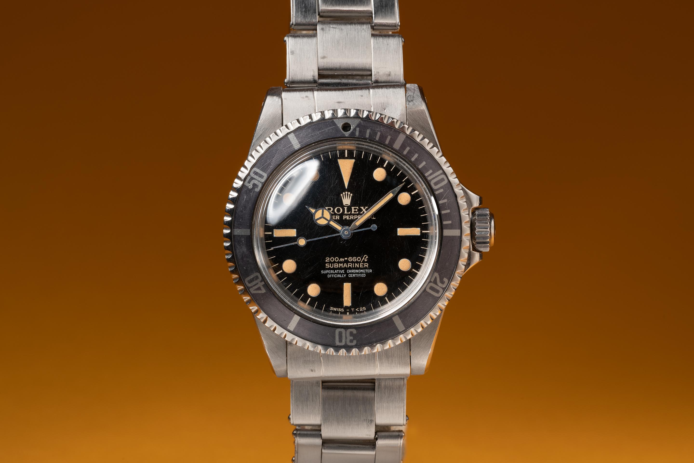 1966 Rolex Submariner 5512 Gilt 4 Line Dial WatchCharts