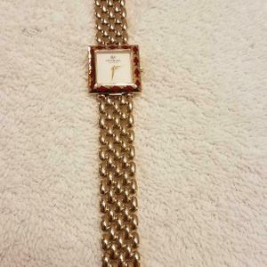 Raymond Weil Ladies Geneva Quartz Watch 18K Gold Plated