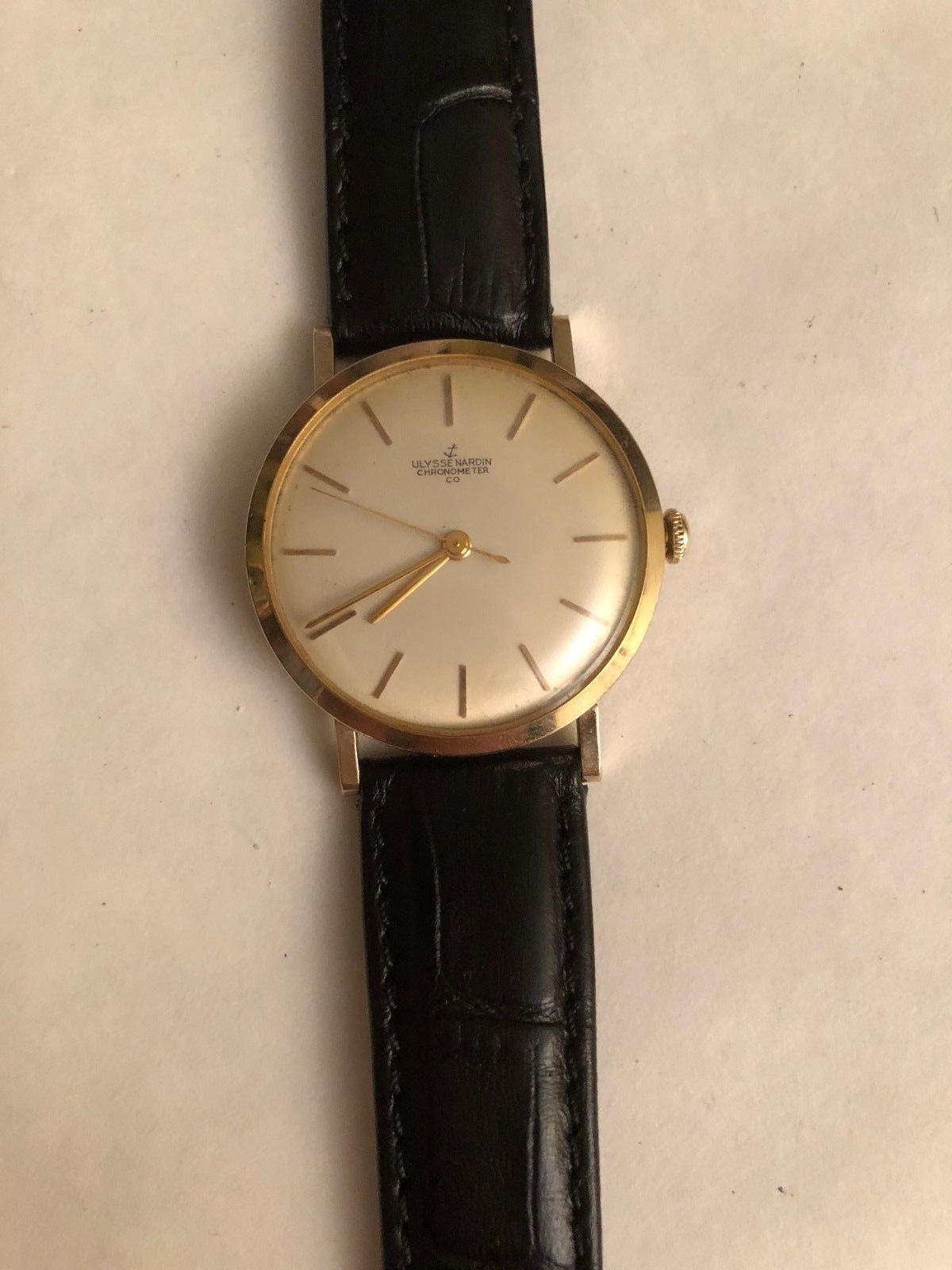 Vintage Rare Ulysse Nardin 10K GF Men s Manual Wind Watch