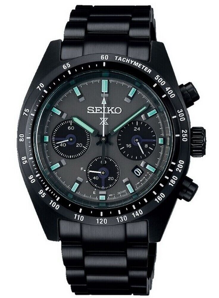 Seiko Prospex Black Series ‘Night Speedtimer’ Solar Chronograph (SSC917 ...