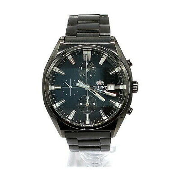 ORIENT Watch TT10-DO-B Chronograph operates normally Men's