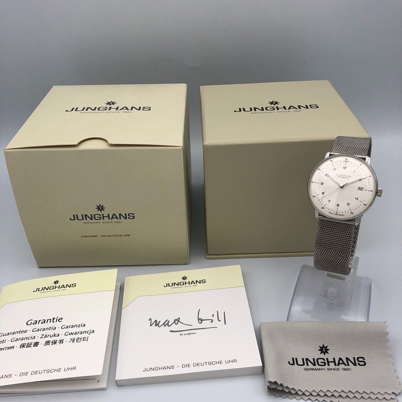 JUNGHANS Max Bill 027 4700 00 Automatic Analog Stainless Unisex