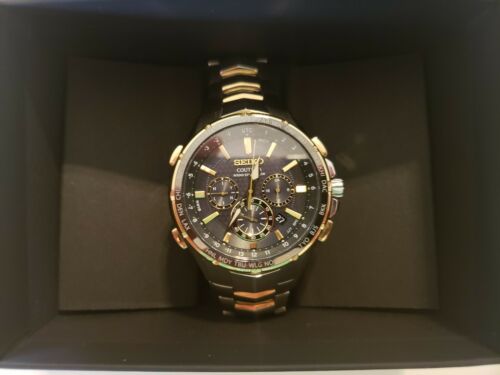 Seiko Radio Sync Solar World Time Chronograph Cal. 8B92 Mens Watch