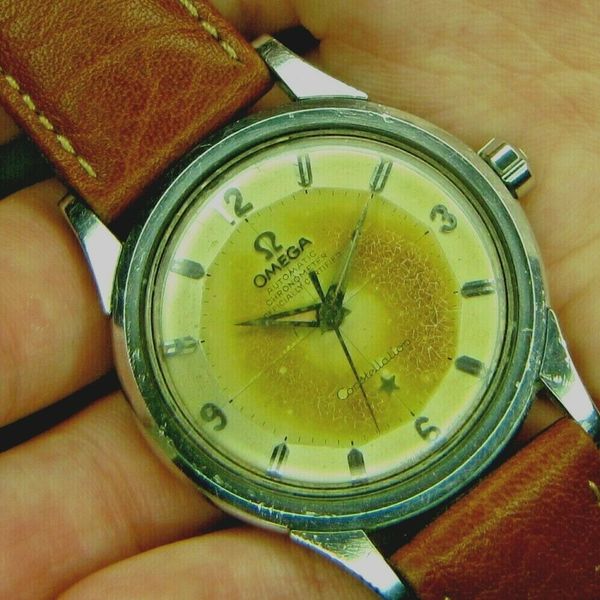 Gents Omega Constellation Pie Pan WatchCharts