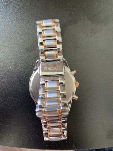 Seiko Chronograph 7T92-0MZ0 Diamond Ladies Watch | WatchCharts