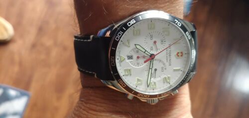 Victorinox Swiss Army Fieldforce Chronograph White Dial