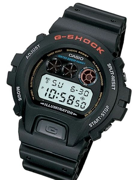 Casio Dw6900 1v Mens Classic Large Gshock Black Resin Digital Chrono Sport Watch Watchcharts