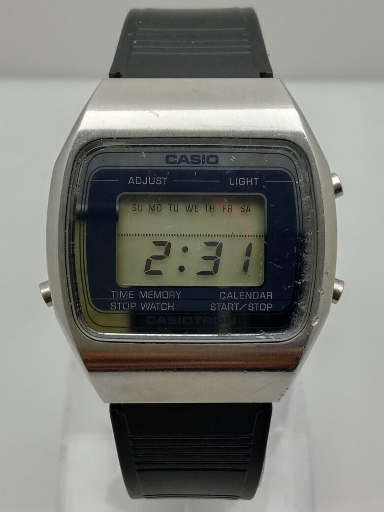 Casio Casiotron S-17 Digital Quartz Vintage Men's Watch