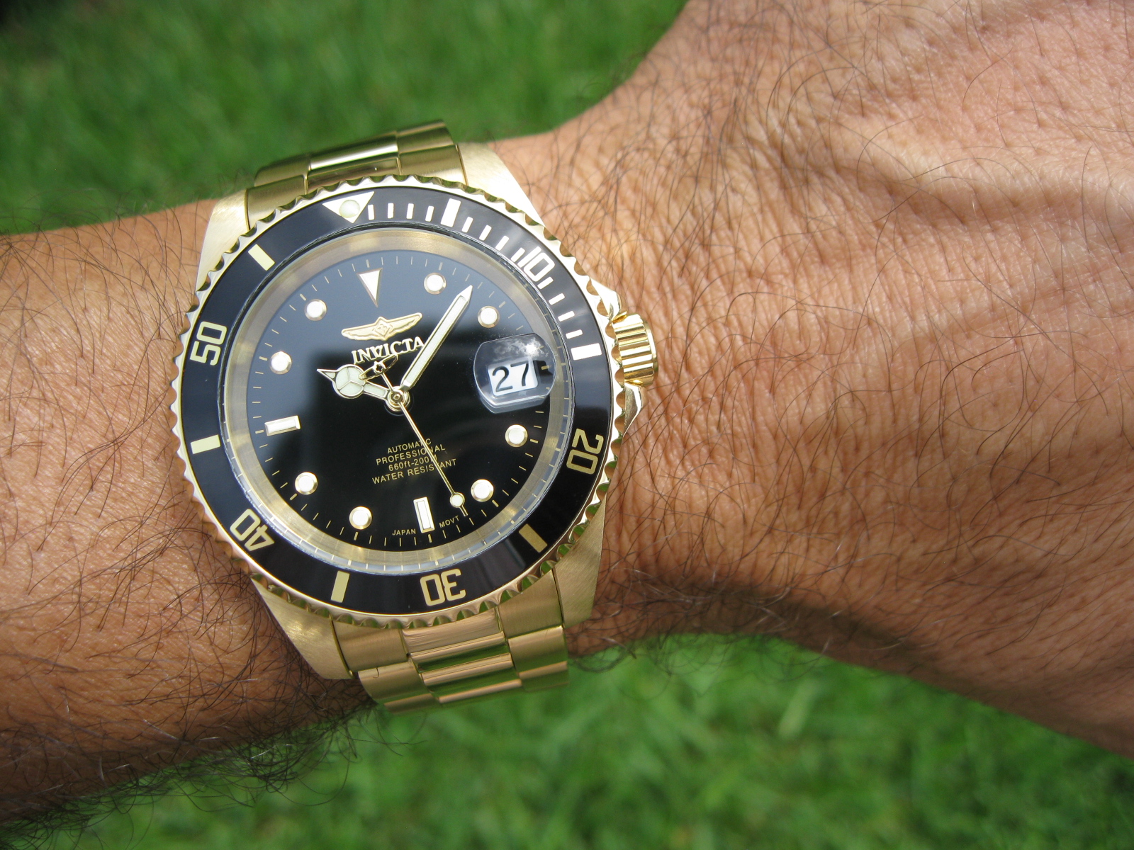 FS Invicta 8929OB Full Gold Tone Pro Diver Watch Automatic Seiko NH35 WatchCharts Marketplace