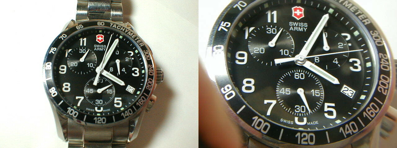 Victorinox 241122 Swiss Army Watch Chronograph Classic Luxury Sport Black |  WatchCharts