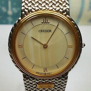 SEIKO CREDOR HATTORI 18K/SS QUARTZ MEN'S WATCH, 5A74-0240 | WatchCharts  Marketplace