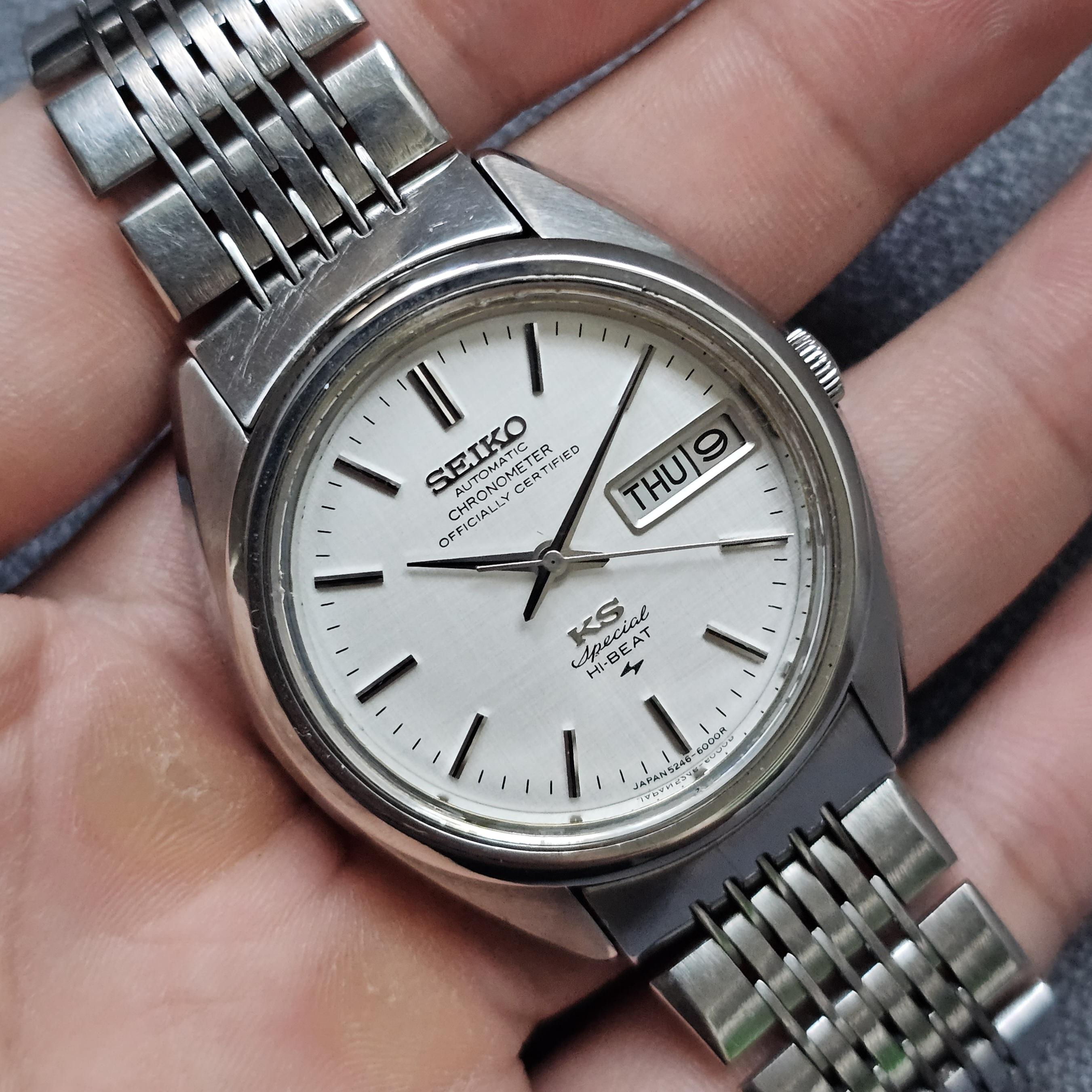 WTS] King Seiko Chronometer Special 5246-6000 with KS Bracelet