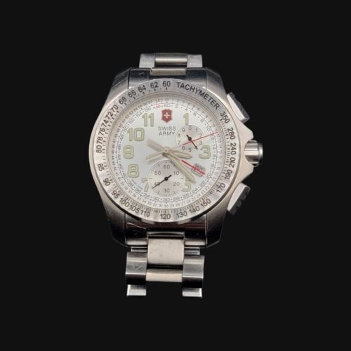 RARE Ground Force 60/60 Chrono 24788 Victorinox Swiss Army Inox