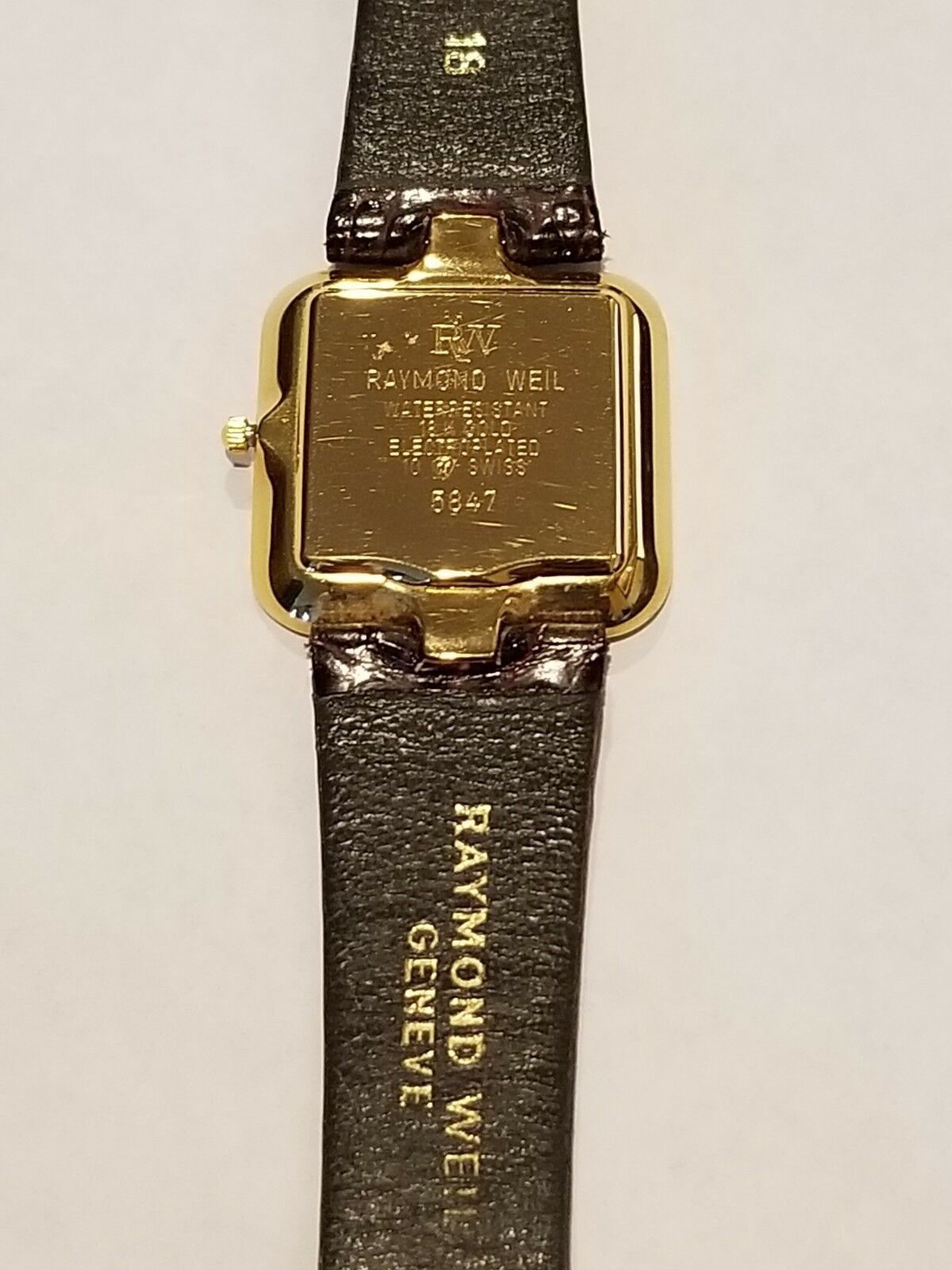 Raymond Weil Geneve Swiss Watch - 18K Gold and Diamond 5847 