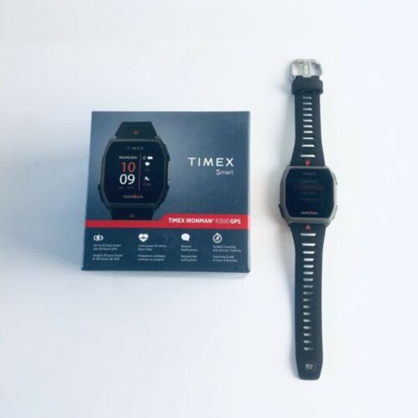 TIMEX® IRONMAN R300 GPS 41mm + Charger Cable Open Box WatchCharts
