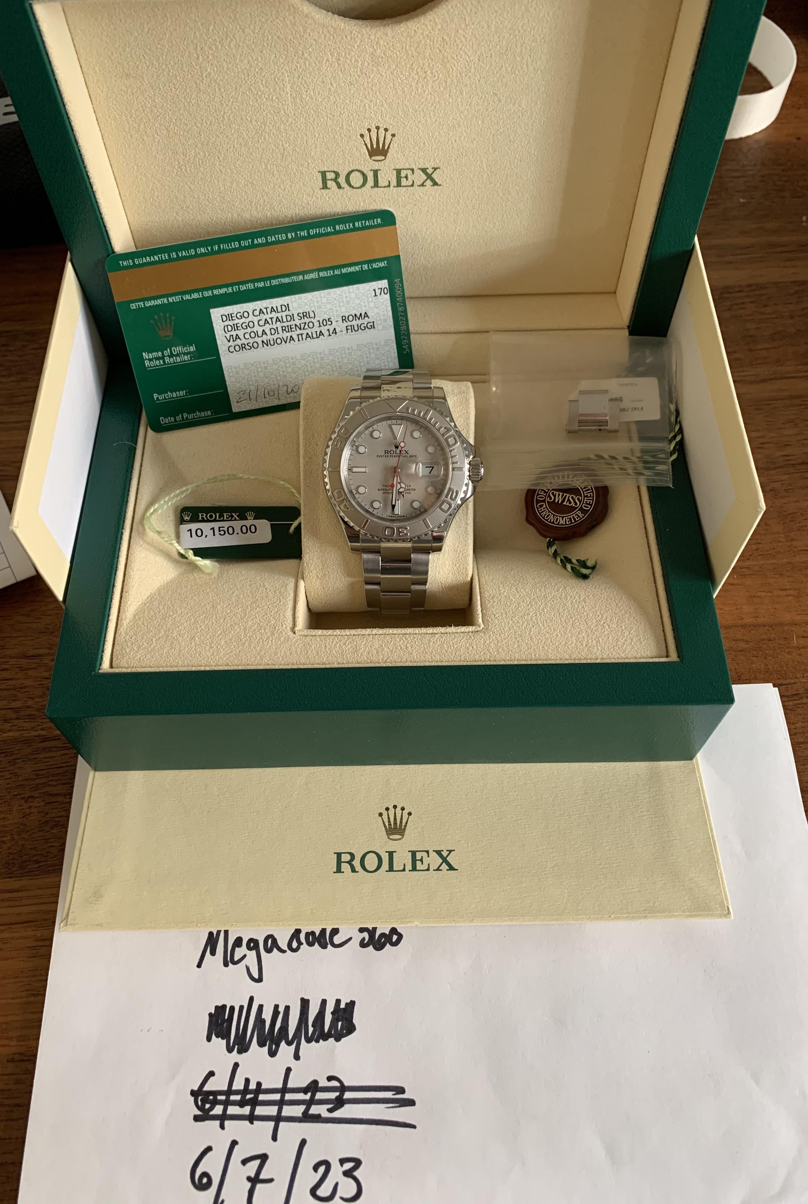 Rolex cola deals di rienzo