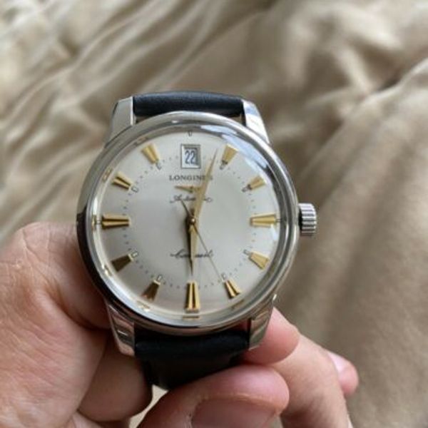 LONGINES CONQUEST HERITAGE AUTOMATIC STAINLESS STEEL L1.611.4.75.2 ...