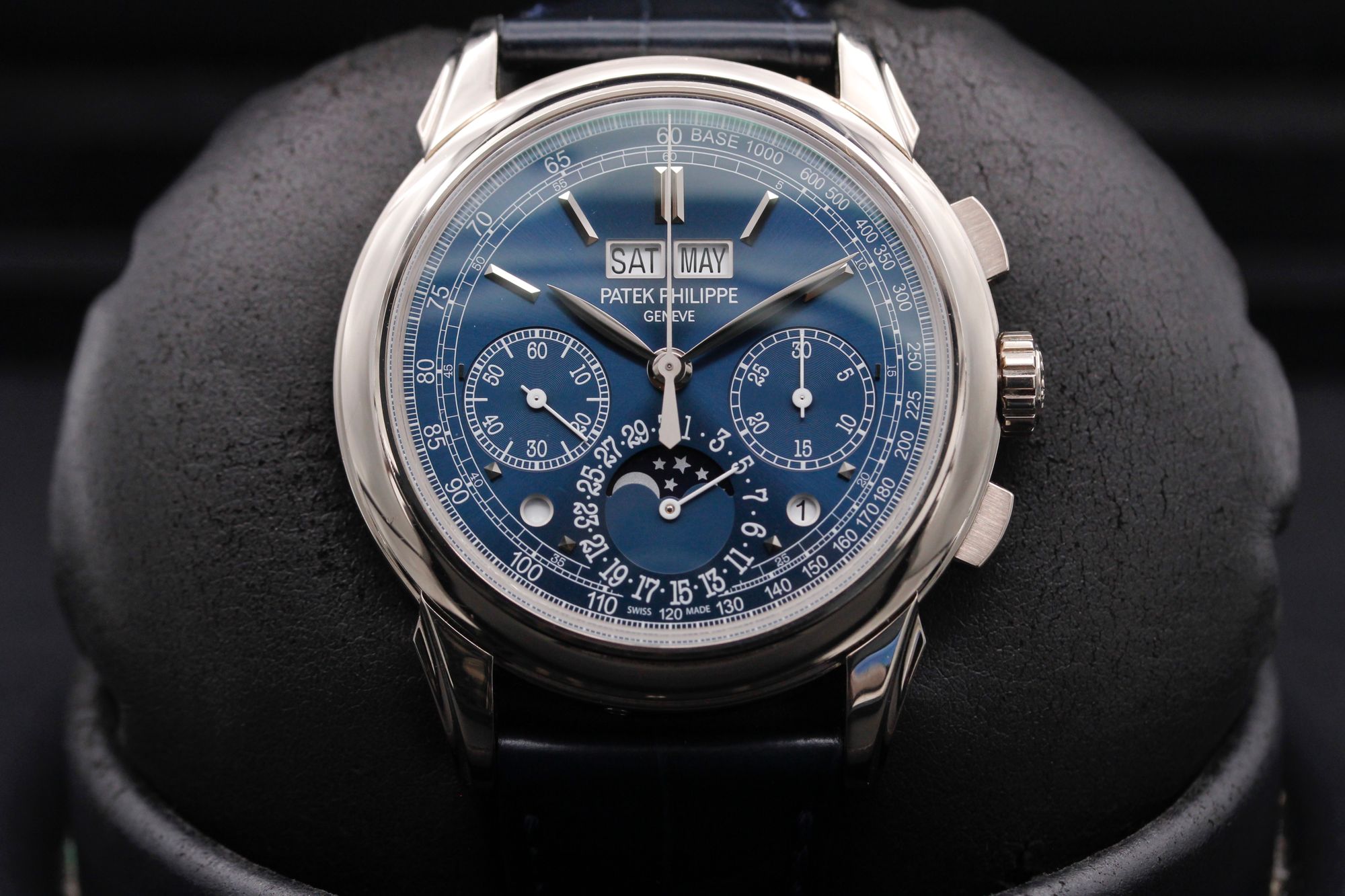 FSOT Patek Philippe Perpetual Calendar Chrono 5270G Blue White