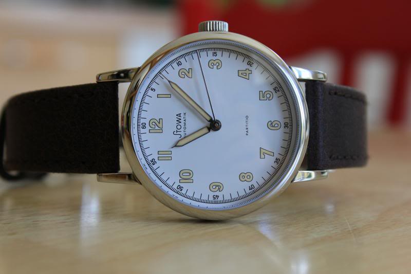 Brand New Stowa Partitio White Handwinding | WatchCharts Marketplace