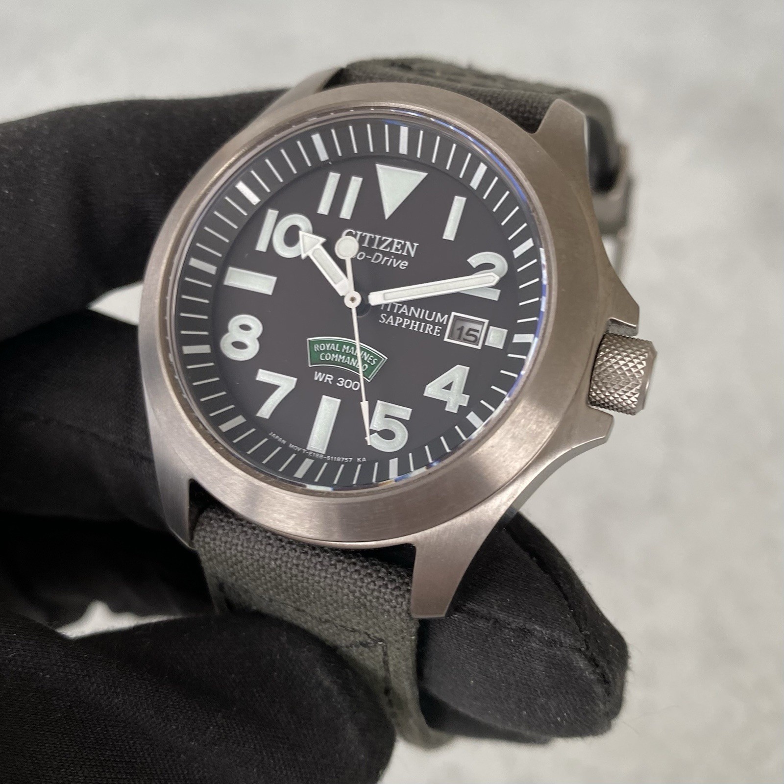 Citizen Eco-Drive Royal Marines Commando Super Tough Titanium