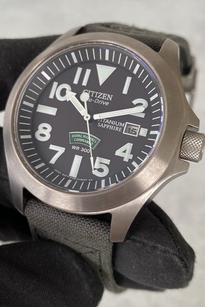 Citizen Eco-Drive Royal Marines Commando Super Tough Titanium