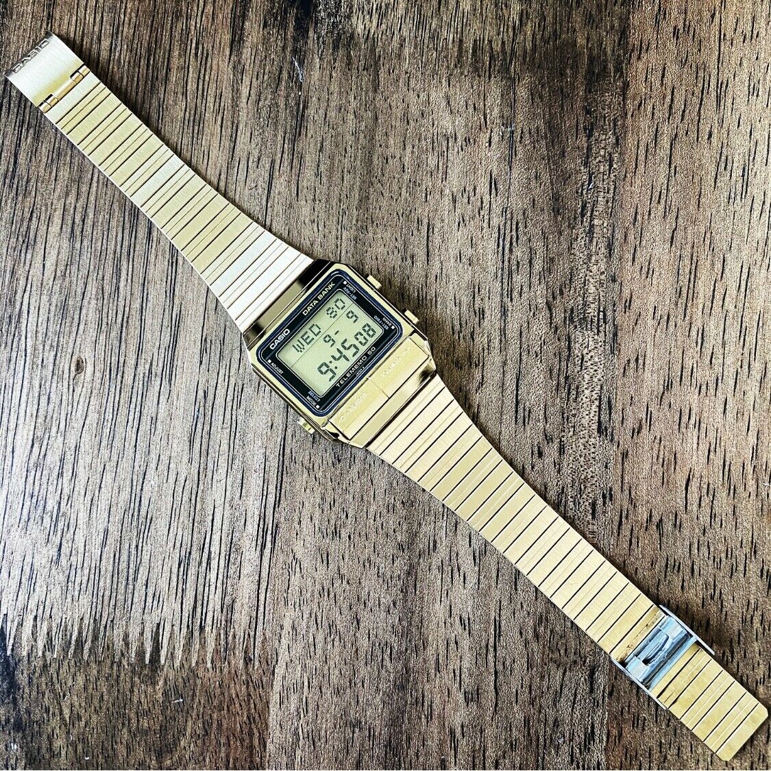 CLEAN Vintage 1984 Casio DB-500G Digital Data Bank Watch Made in