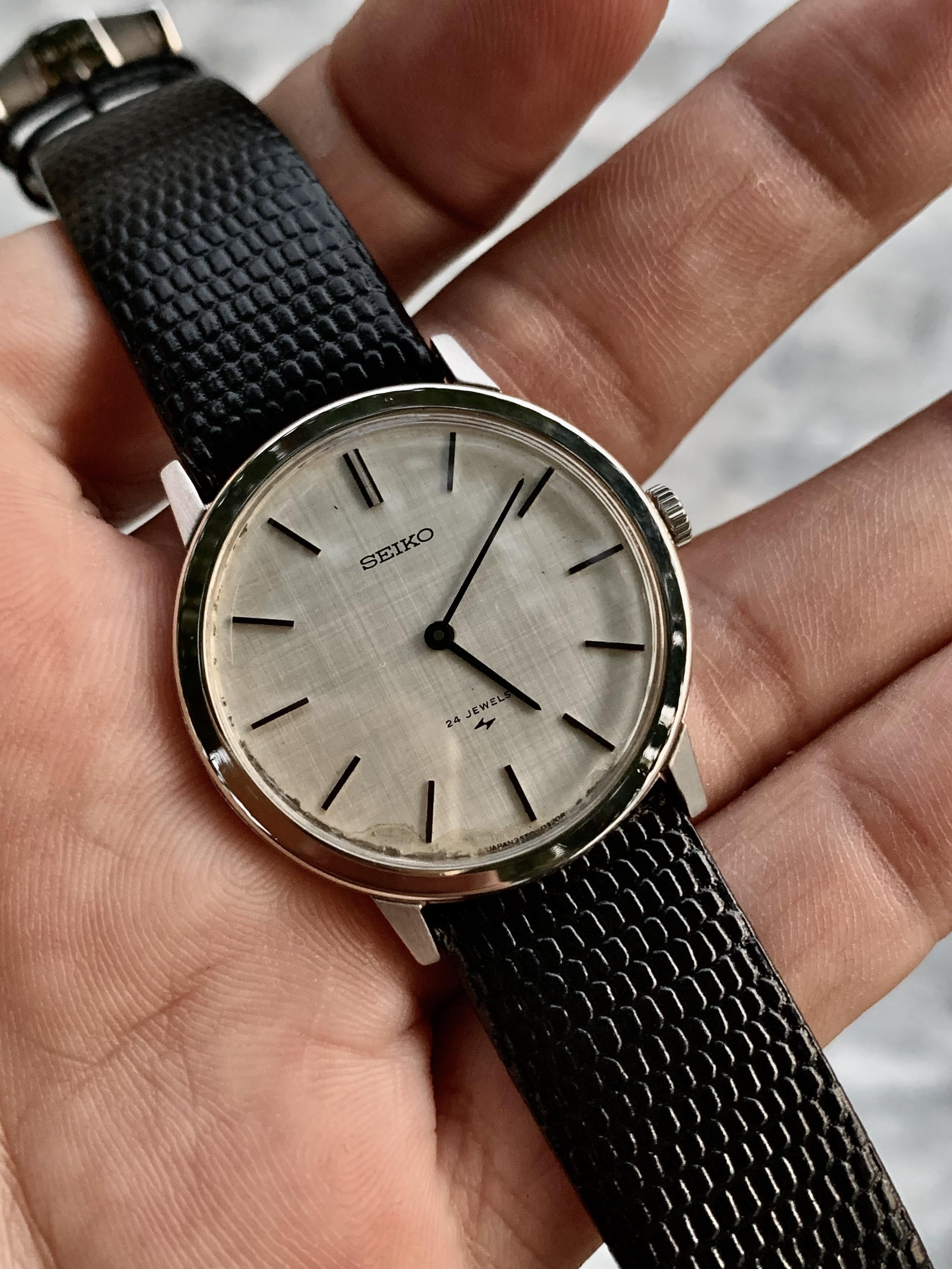 WTS] Seiko Chariot - 2559-0181 - JDM - Patina Linen Dial 1970 - 24