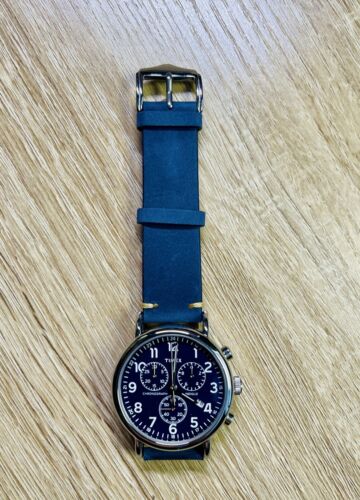 Timex weekender hot sale chronograph blue