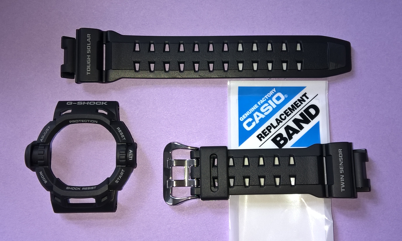 CASIO G SHOCK RISEMAN G9200 GW9200 BLACK STRAP BAND BEZEL