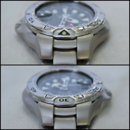 Serviced Seiko Pipin 8F58-0020 Titanium HAQ Perpetual GMT