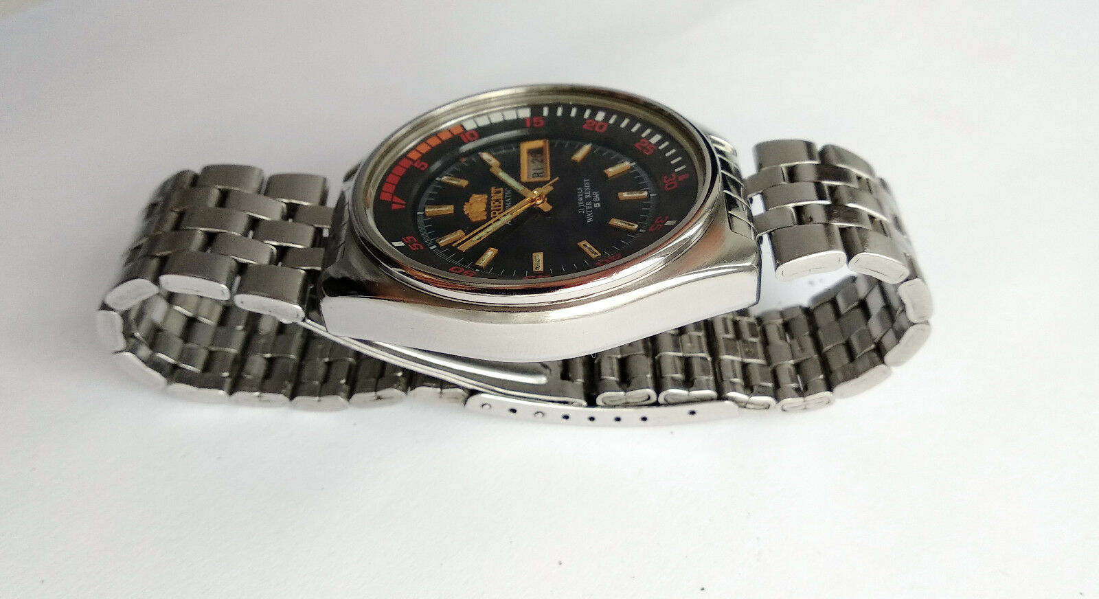 Orient　firstlady　k18　動作難あり Orient Automatic Japan 469ED8-70 Exellent wristwatch 21