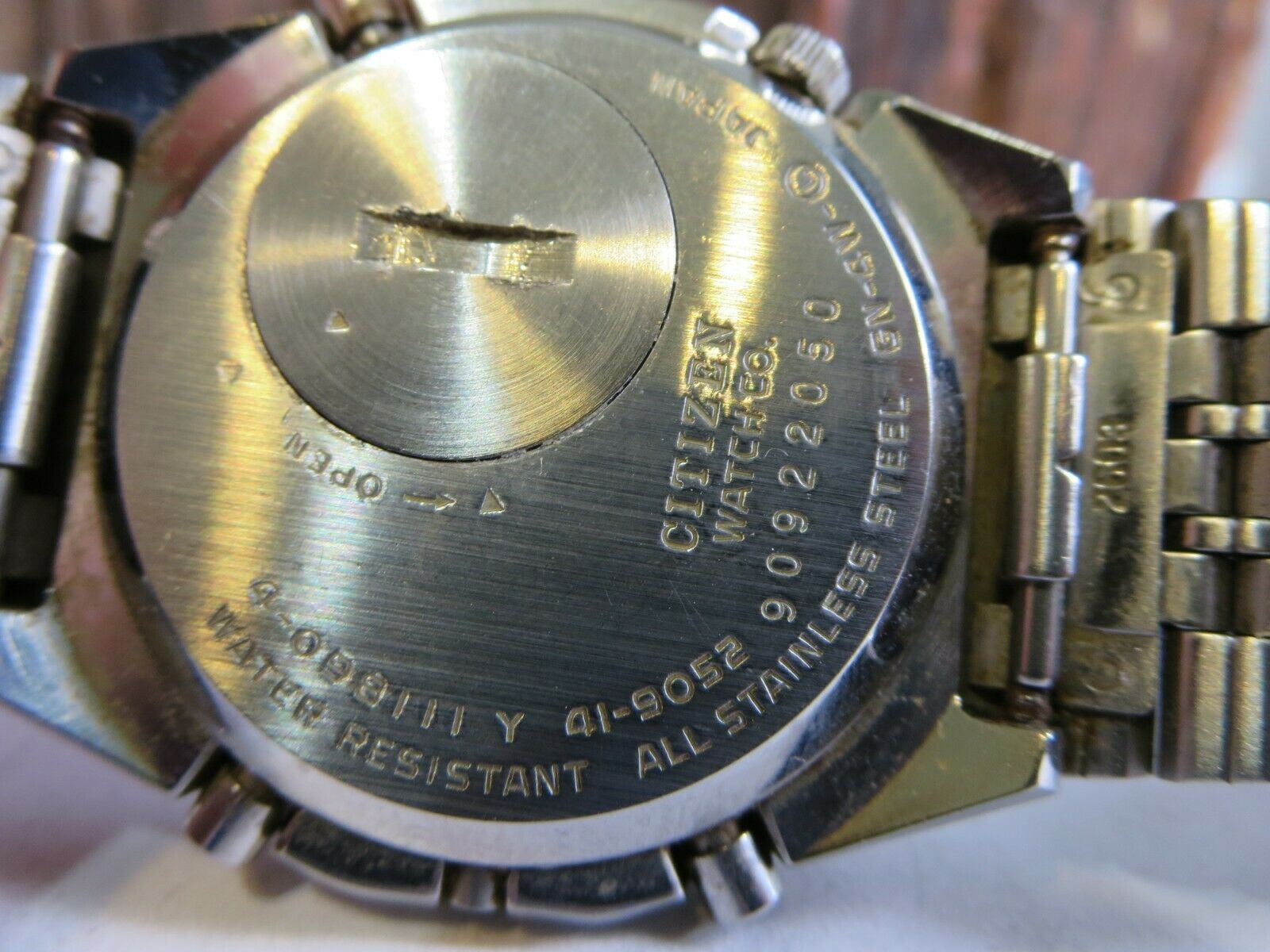 Rare Vintage Citizen 41-9052 Mens Digi-Ana 4-098111 Y Watch