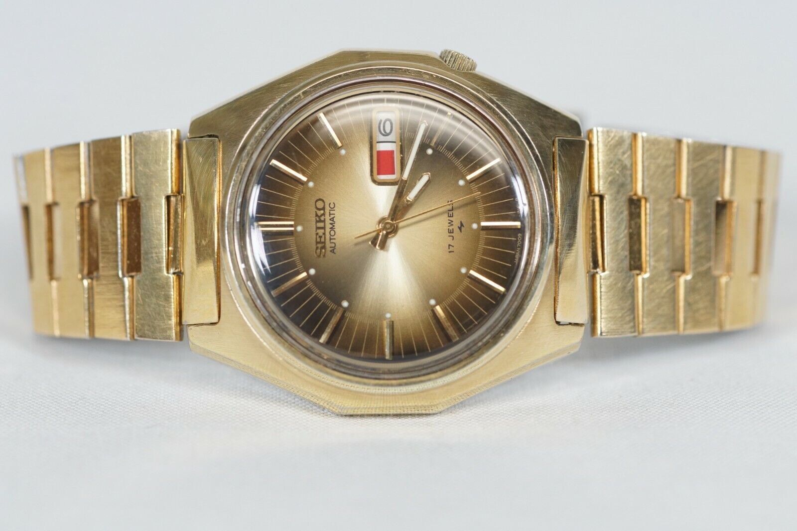 邦楽 Seiko SEIKO QUARTZ】FY372 7123-8430-P SQ 1980年代 クォーツ デッド