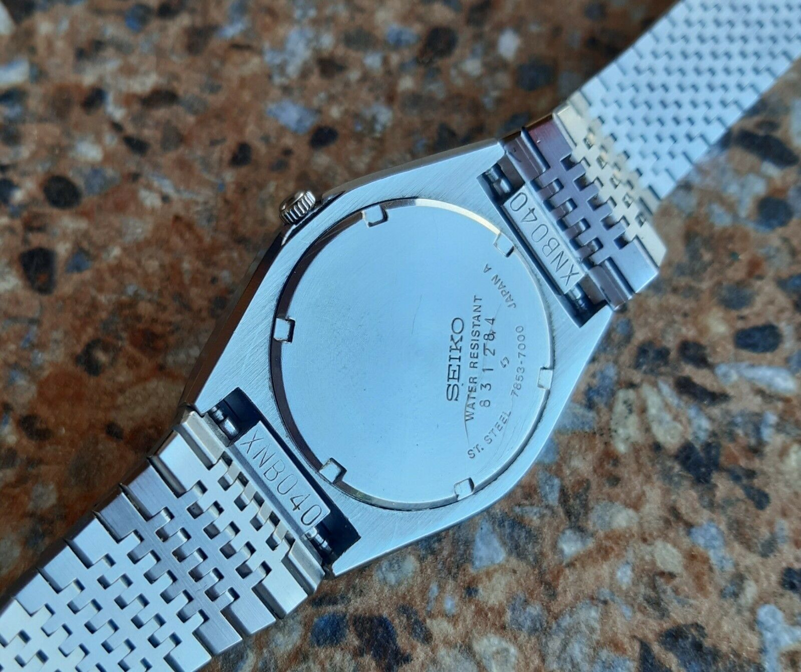 Vintage Seiko Lord Quartz JDM Kanji 7853 7000 March 1978 Textured