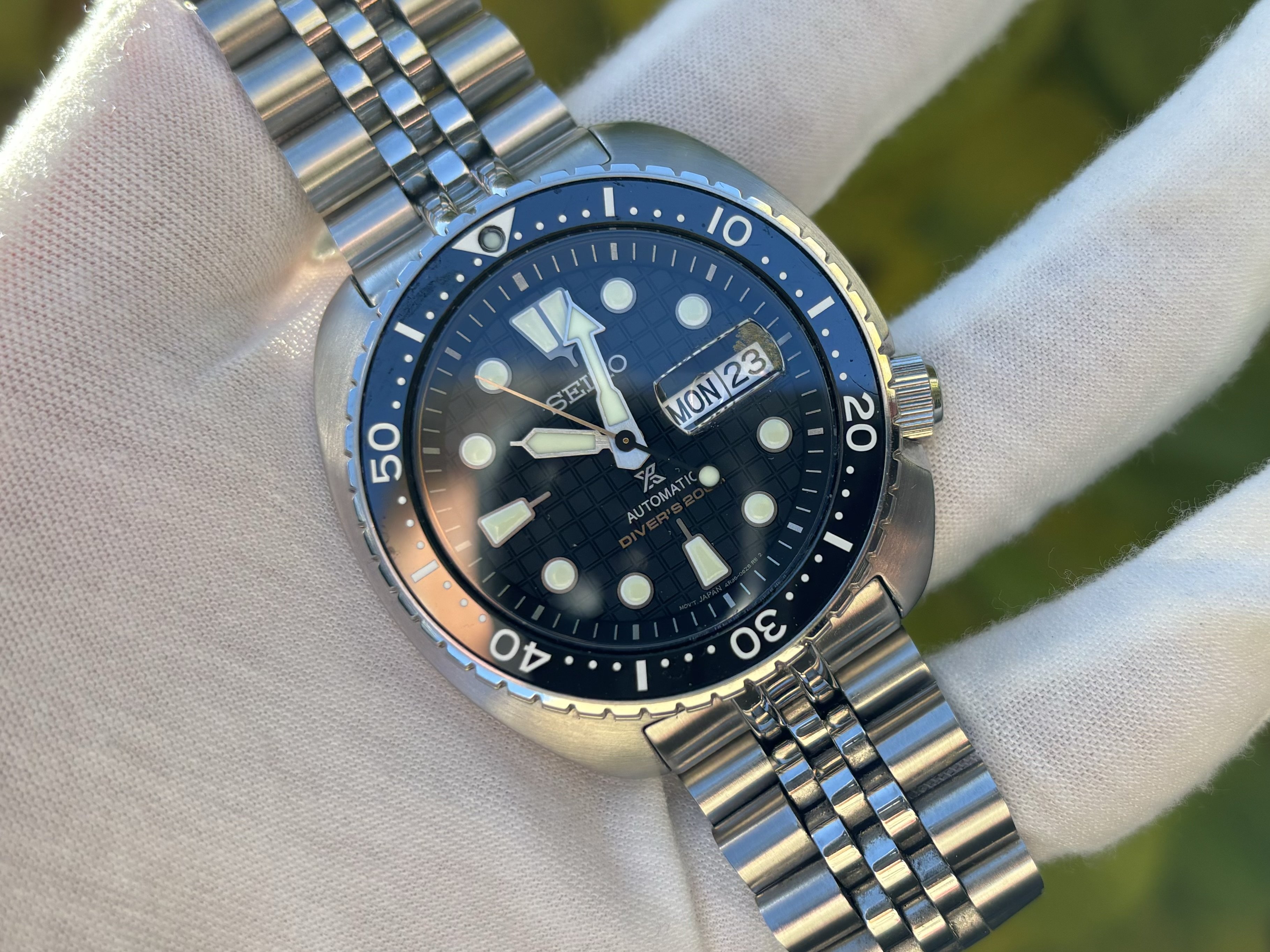 Seiko turtle outlet on jubilee