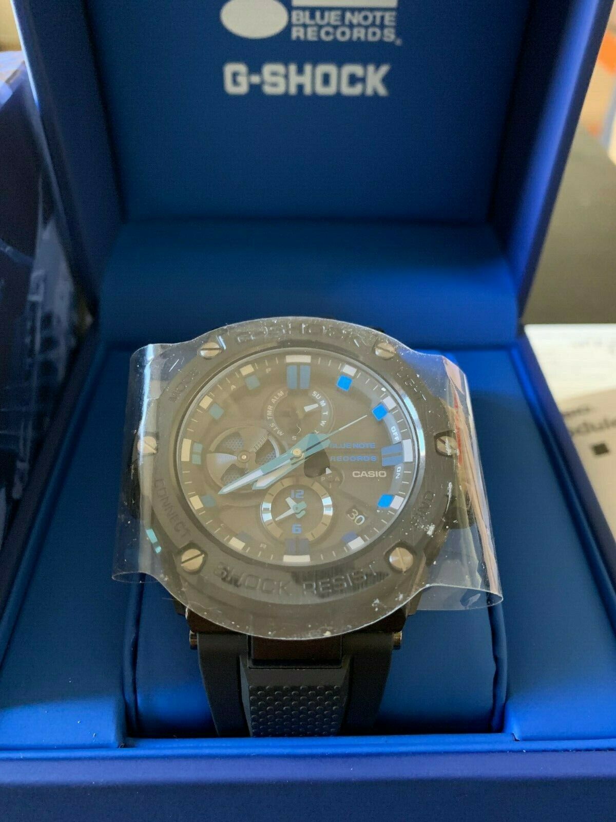 casio g shock blue note records