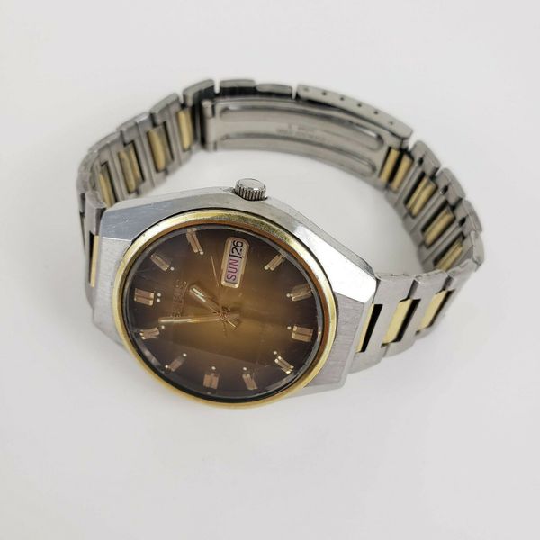 Vintage Seiko 6309 8099 Automatic Men's Watch Running Prism Crystal ...