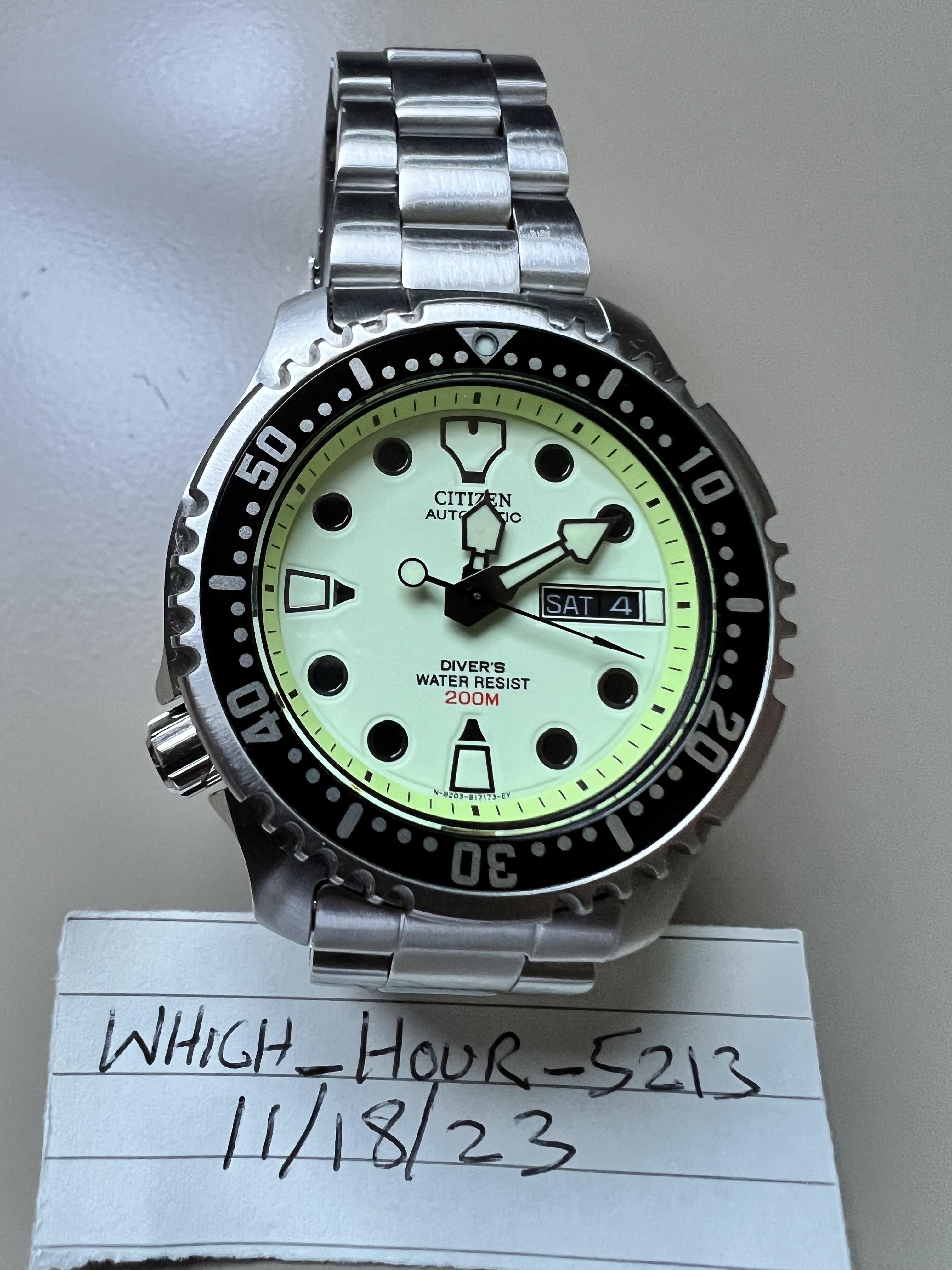 Citizen promaster lume hot sale