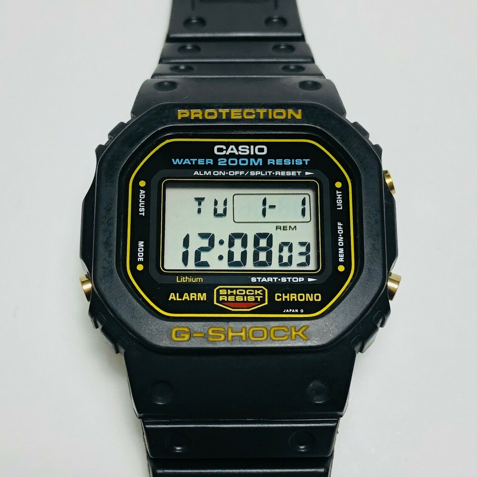 G-SHOCK DW-5600C-9V 901 フルオリジナル デッドストック G-Shock DW5600C DW-5600C DW-5600C-9V BLACK 200M Module 901 Rare
