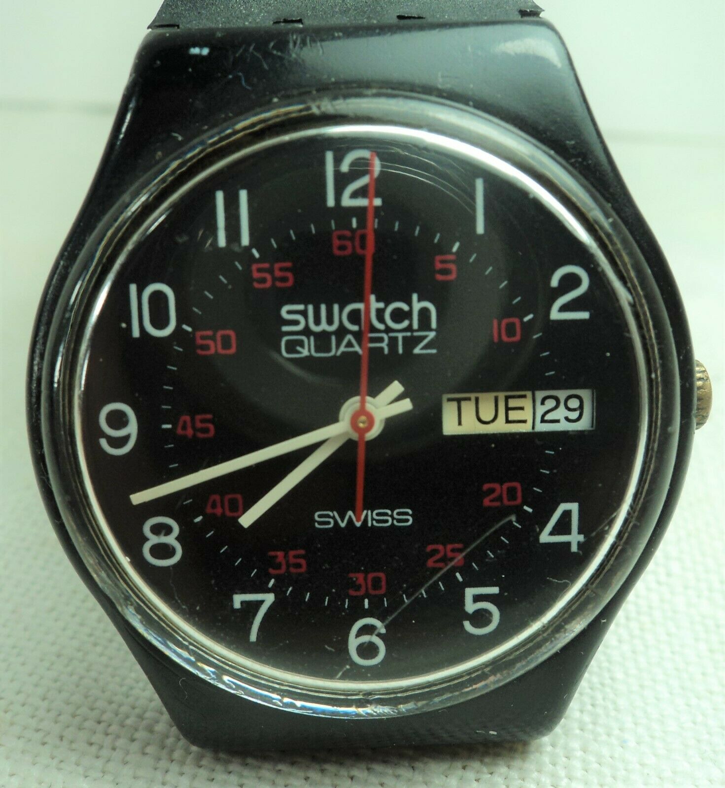 Vintage SWATCH Watch GB701 (No Name) Gents Originals Collection 