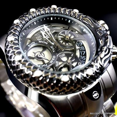 Invicta Venom Subaqua Dragon Scale Stainless Steel Guntmetal 52mm 