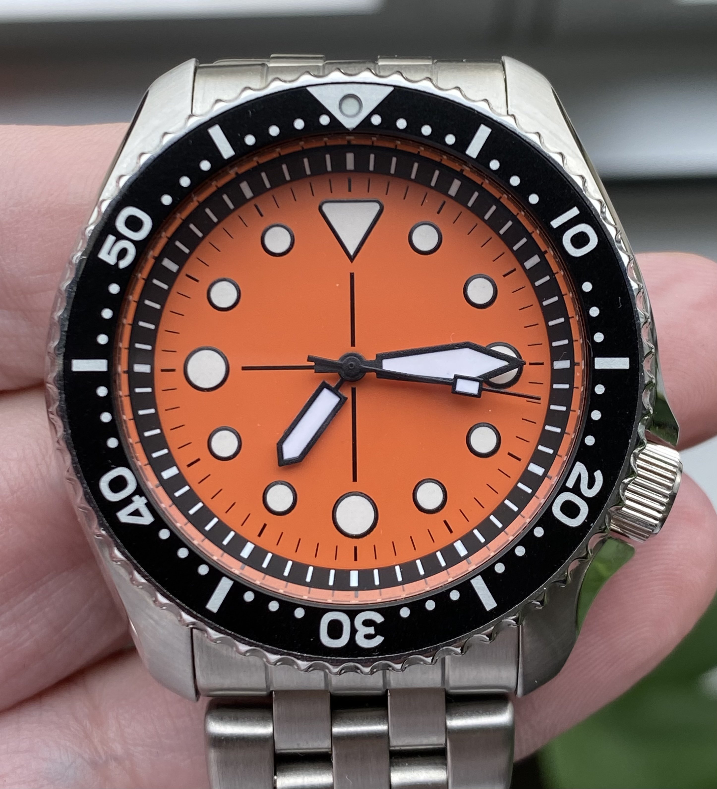 FS: Seiko SKX007 w/Yobokies Orange “Tuna” Dial & Plongeur Hands |  WatchCharts