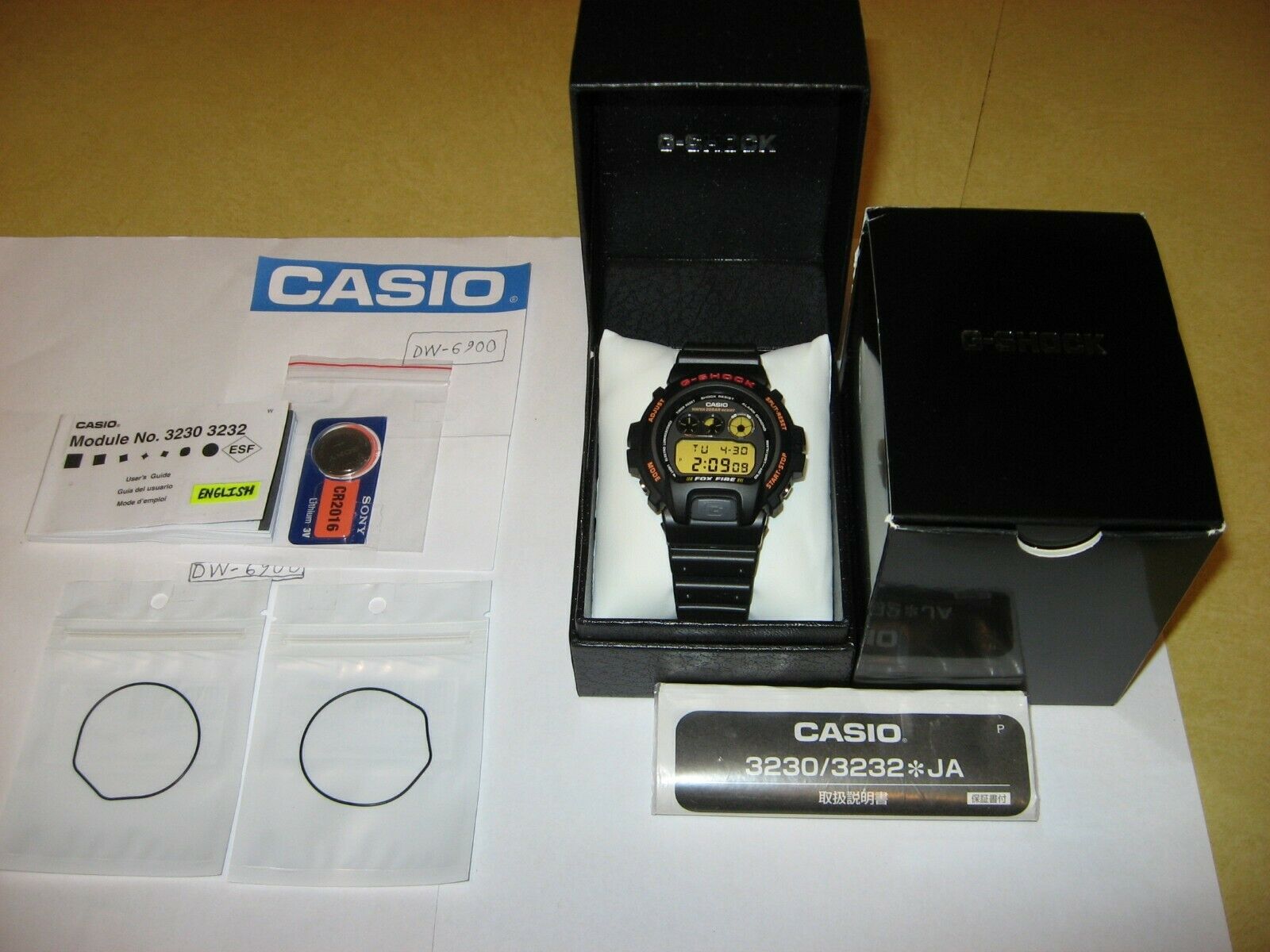 CASIO G-SHOCK DW-6900B-9 (FOX FIRE-MADE IN JAPAN) 100% GENUINE! |  WatchCharts Marketplace