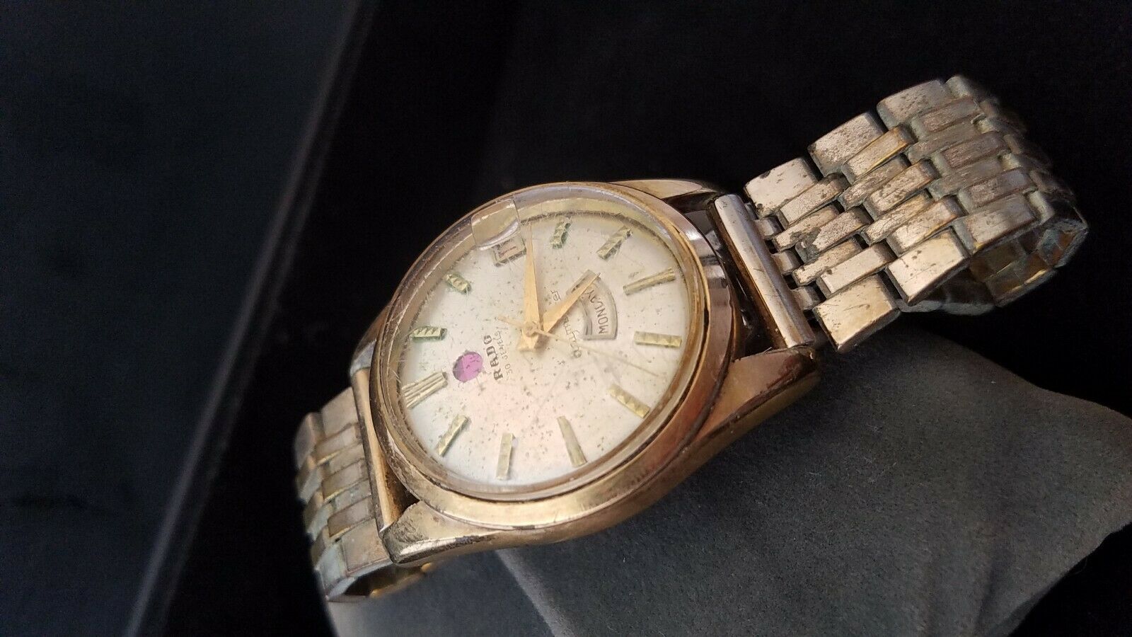 Vintage Rado Daymaster 30 Jewels Automatic Watch for Men COMPLETE