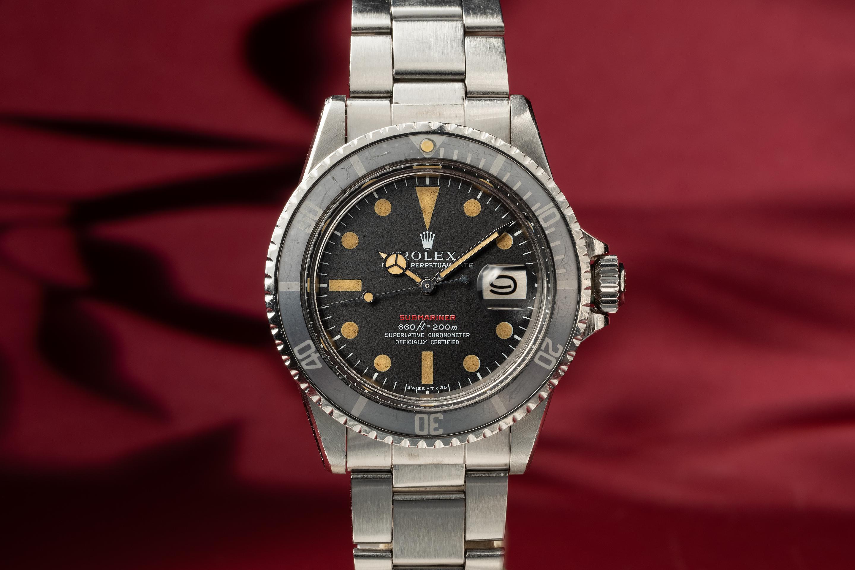 FS 1970 Rolex Red Submariner 1680 MK 4 Dial WatchCharts