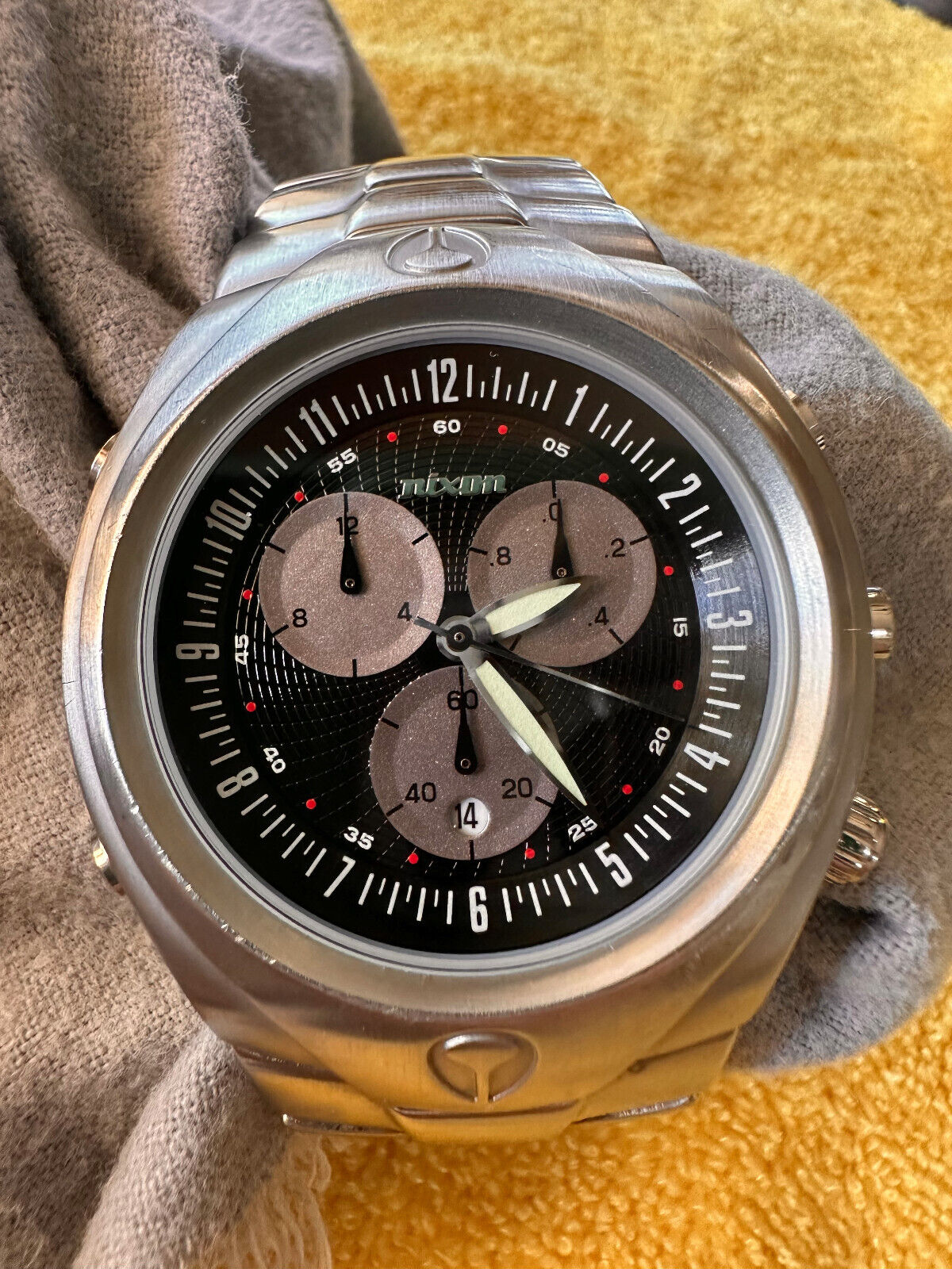 Nixon 15 Minutes The Famous Quartz Stainless Steel Silver Men