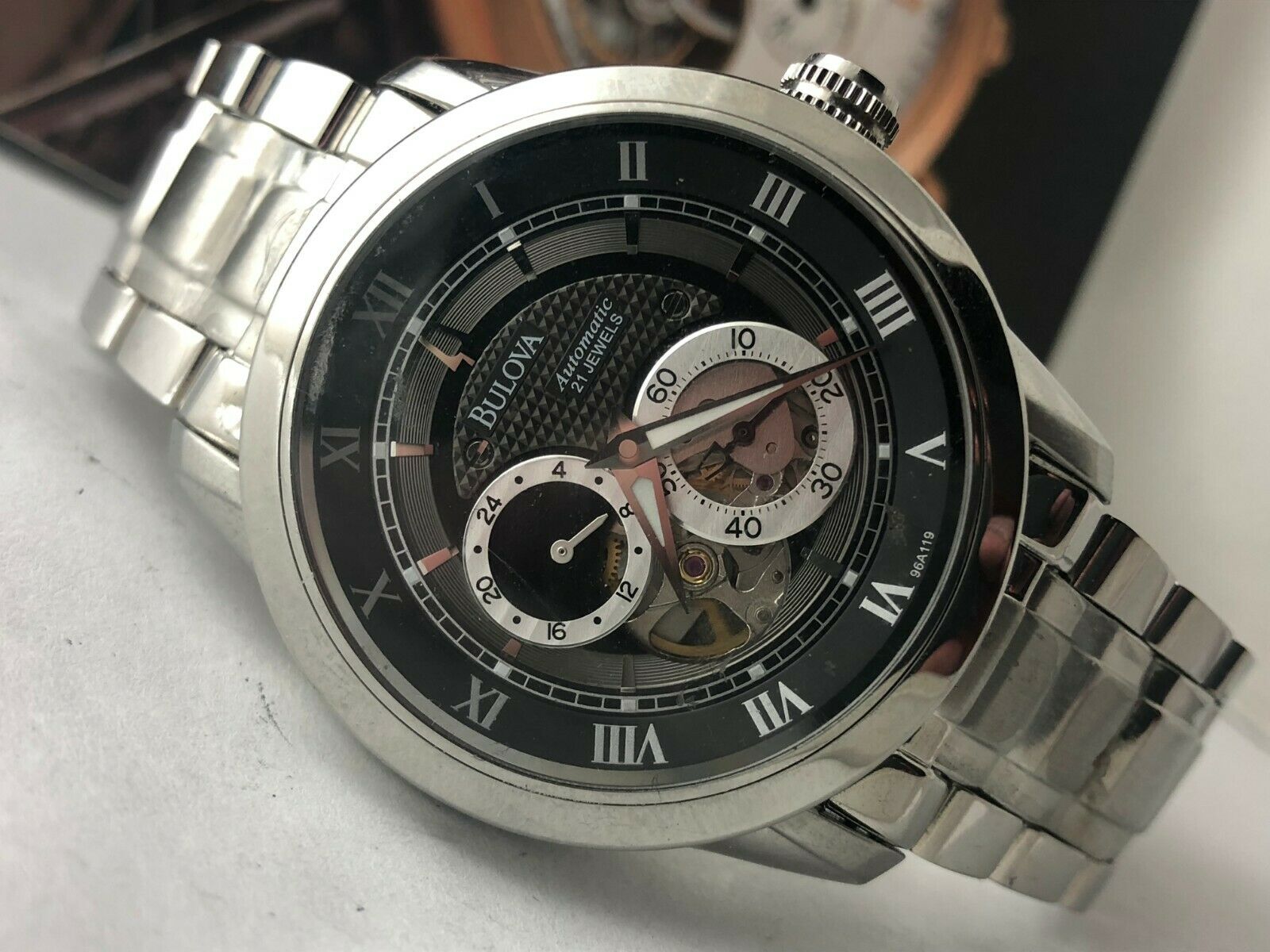 Bulova b2 shop stainless steel