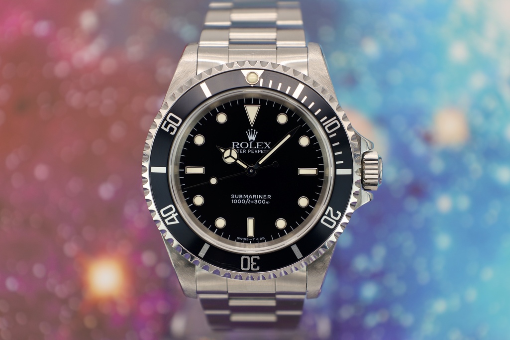 FS 1994 Rolex Submariner Ref. 14060 Creamy Patina Box and