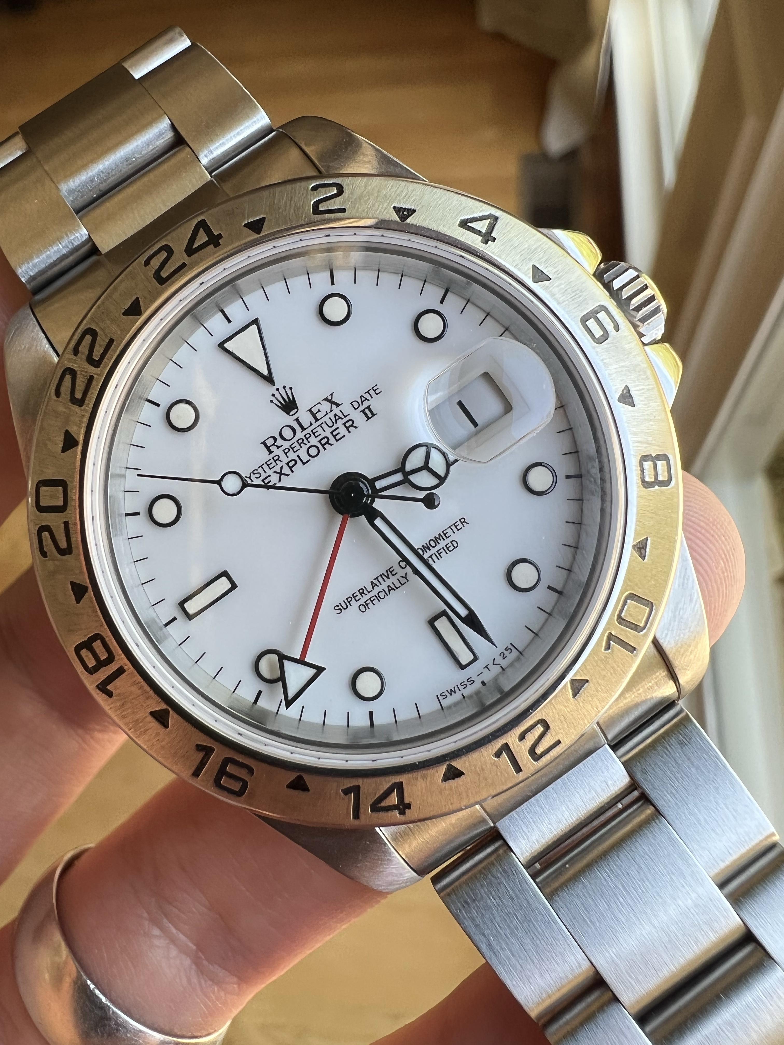 Rolex explorer 2 outlet 1994